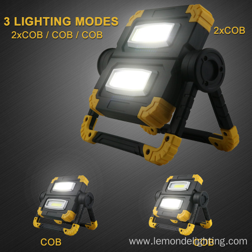 Waterproof Battery Powered Folding LED Work Light